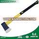 Axe With Double color Plastic-coating Fiberglass Handle